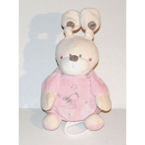Doudou peluche musicale lapin - doudou,