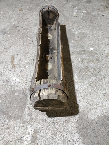 Ancien mangeoire bois - mangeoire,