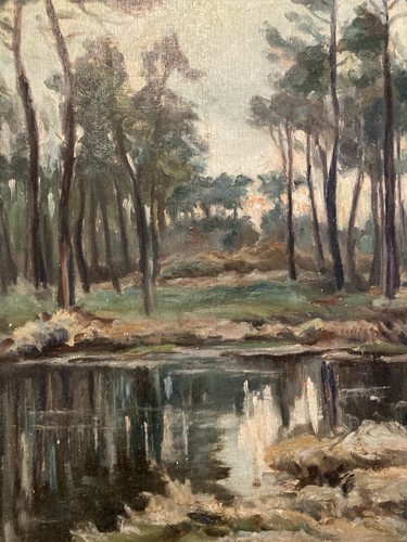 Peinture louis marius gueit - peinture,