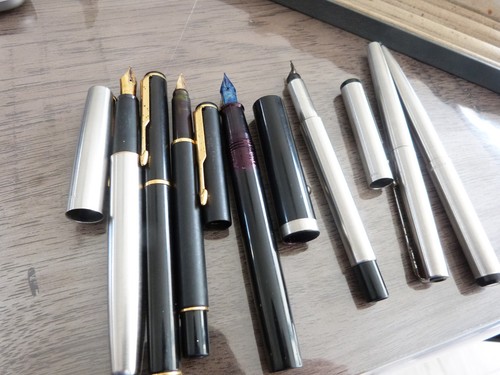 Lot stylos dont plumes - dont, 6
