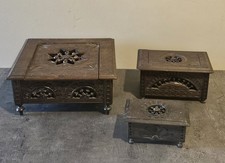 Lot de 3 coffres Breton en