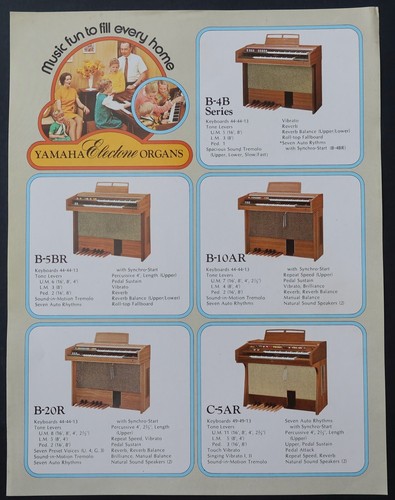 Brochure publicitaire orgue