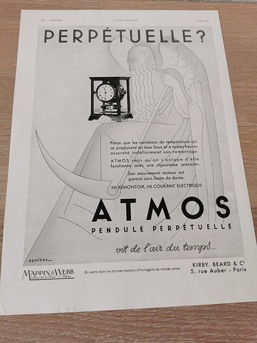 Atmos pendule perpétuelle