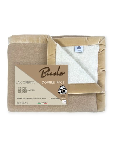 Couverture bicolore pure - bicolore, en