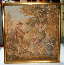 TAPISSERIE CARREE  ANCIENNE