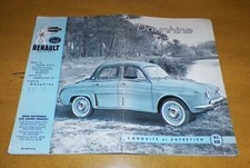 Livre ancien conduite et entretien dauphine NE 830 plaquette auto voiture 48 pag