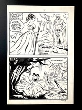 Dino Leonetti - Planche Maghella - tavola 40/ 19 - Elvifrance 1977 - curiosa