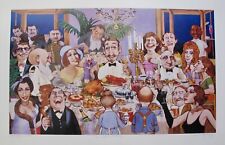 Charles Bragg CAPTAINS TABLE Hand Signed Limited Edition Lithograph Art