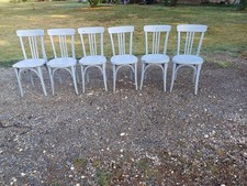 6 Baumann bistro chairs cerus wood old grey