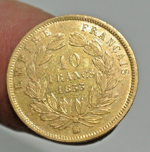 Francs napoleon iii tete - or,