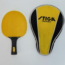 Stiga Pure Color Advance Premium YELLOW Ping Pong Table Tennis Paddle & Case