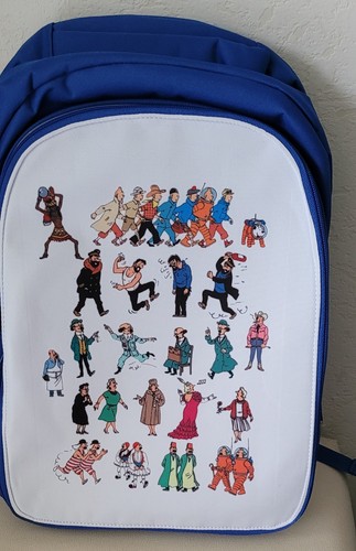 Grand sac dos bleu tintin - sac,