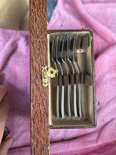 Coffret ancien fourchettes - ancien, de