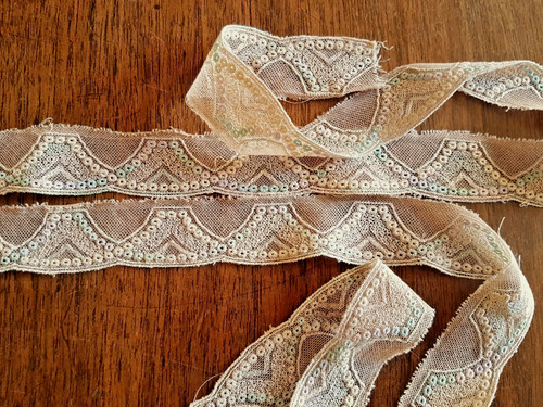 Tulle brodé longueurs de - tulle,