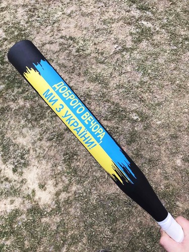 Batte baseball bois avec - baseball, en