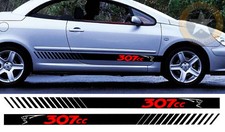 2 x LOW BODY STRIPS FOR PEUGEOT 307 CC STICKER STICKER BD500-307-1