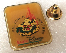 pin's lapel pins Eurodisney (rare in good condition) (Disney) gold VGC
