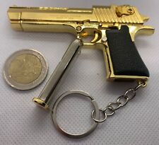 Pistolet Desert Eagle Couleur Or (Echelle 1:3) +1 Munition + Chargeur
