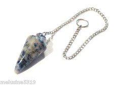 Pendulum clairvoyance pendulum stone sodalite dowsing  