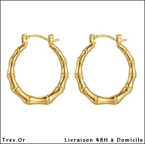 Boucles oreille bambou - boucles,