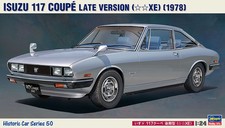 HASEGAWA, ISUZU 117 coupé Late version 1978 gris à assembler et à peindre, éc...