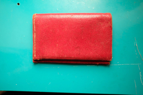Vintage ancien porte feuille - vintage,