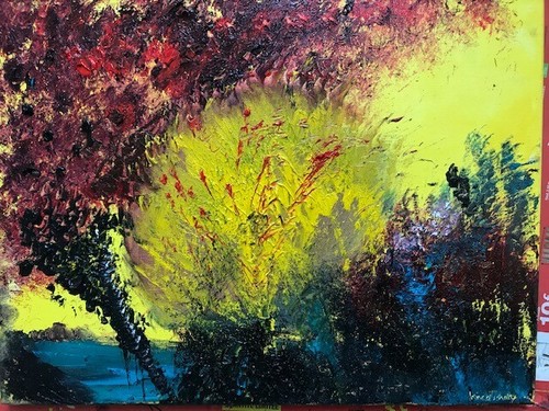 Tableau peinture huile et - tableau, l'huile
