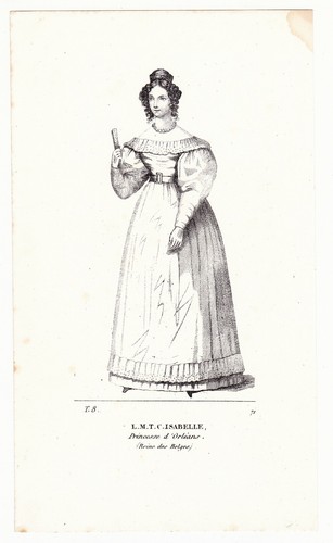 Portrait xixe princesse louise - princesse,