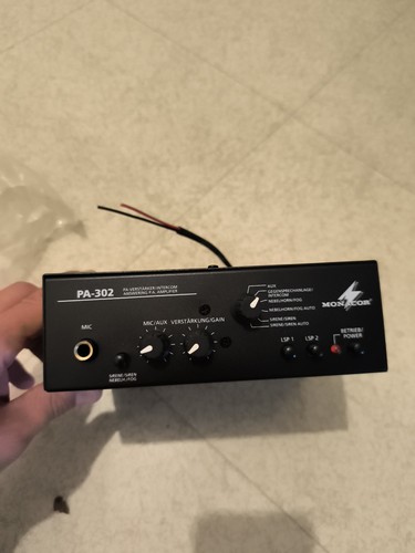 Ampliricateur 302 monacor - ampliricateur, pa-302