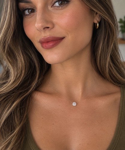 Collier ras cou strass - de,