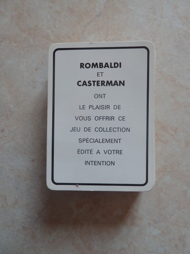 Jeu cartes tintin - jeu, de