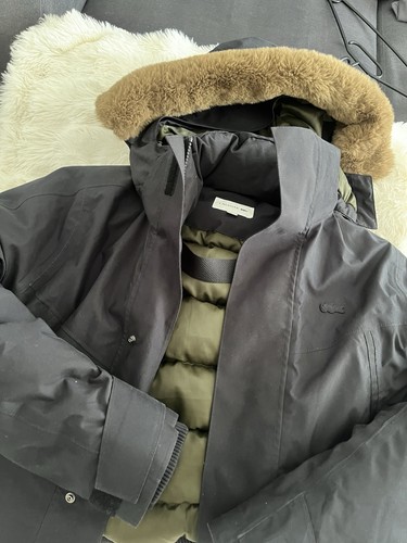 Lacoste parka homme noir vert - homme, noir/vert