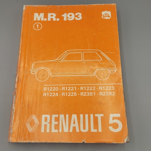 Revue technique renault - renault, 5