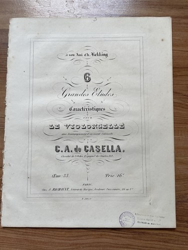Casella grandes études op - grandes,