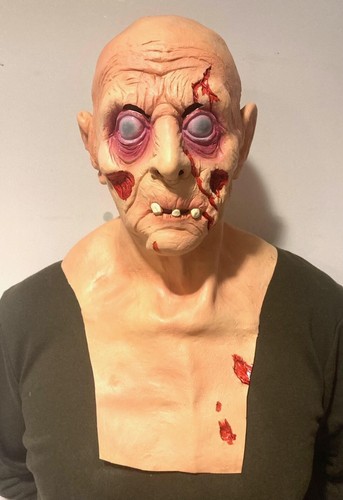 Effrayant zombie masque latex - effrayant,