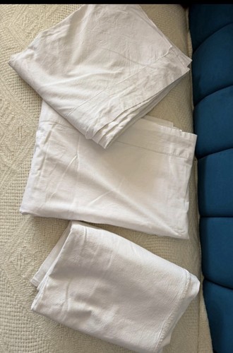 Draps coton lin - draps, vintage