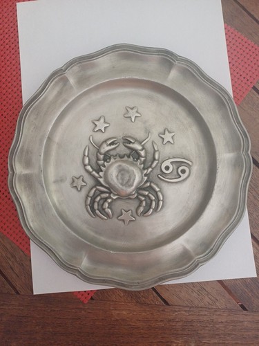 Assiette decorative etain - assiette, 92%
