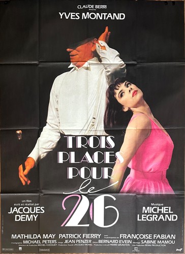 Affiche cinéma trois places - trois,