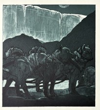 MAURICE DE BECQUE Gravure Eau