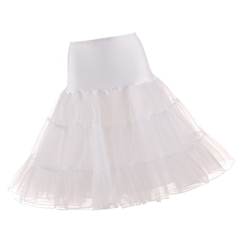 Femmes blanches jupon sans