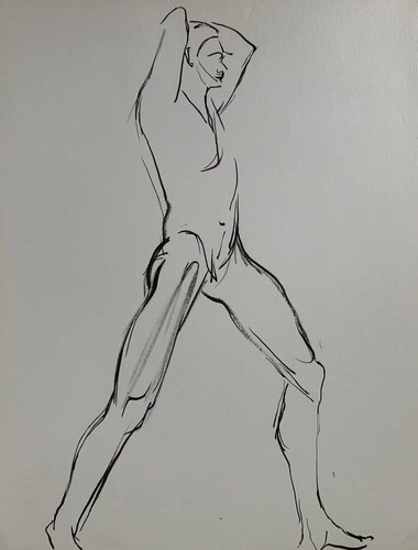 Très beau dessin masculin - très,