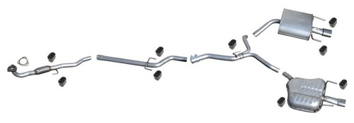 Pot échappement pour opel - d'échappement,