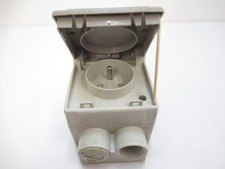 IP55 Niko , Européen Electrical Socket Plastic In Grey, 10/16A 250V(Used,Tested)