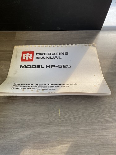 Ingersoll rand hp525 - rand, air
