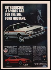 1980Ford Mustang 3 door white