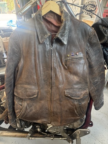 Vintage 1940s 1950s horsehide - 1940s,