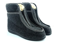 Dames & Messieurs Chaussures D'Hiver En Laine D'Agneau Pantoufles En Feutre