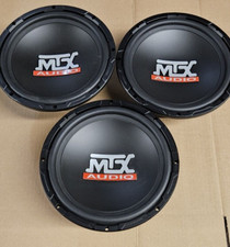 3- MTX AUDIO 10" SUBWOOFERS 200 RMS EACH OLDER THUNDERFORM REPLACEMENT