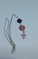 pendentif améthyste rubellite