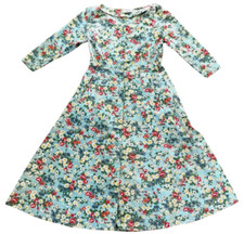 VTG Composition By Kenzo Dress Womens 38 (US Med) Floral Made In Japan Midi